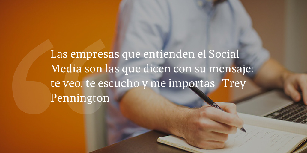 Frase de inbound marketing de Trey Pennington