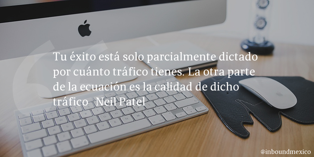 Frase de inbound marketing de Neil Patel