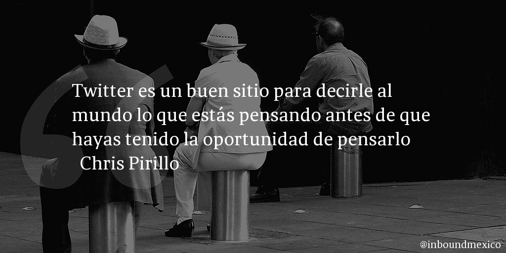 Frase de inbound marketing de Chris Pirillo
