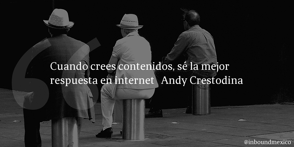 Frase de inbound marketing de Andy Crestodina