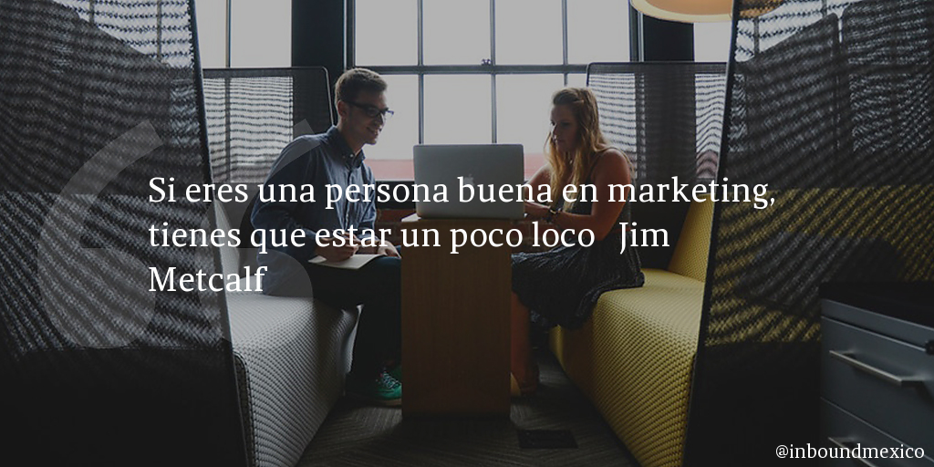 Frase de inbound marketing de Jim Metcalf