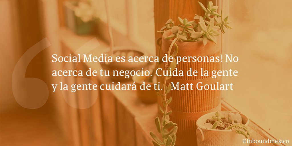 Frase de inbound marketing de Matt Goulart