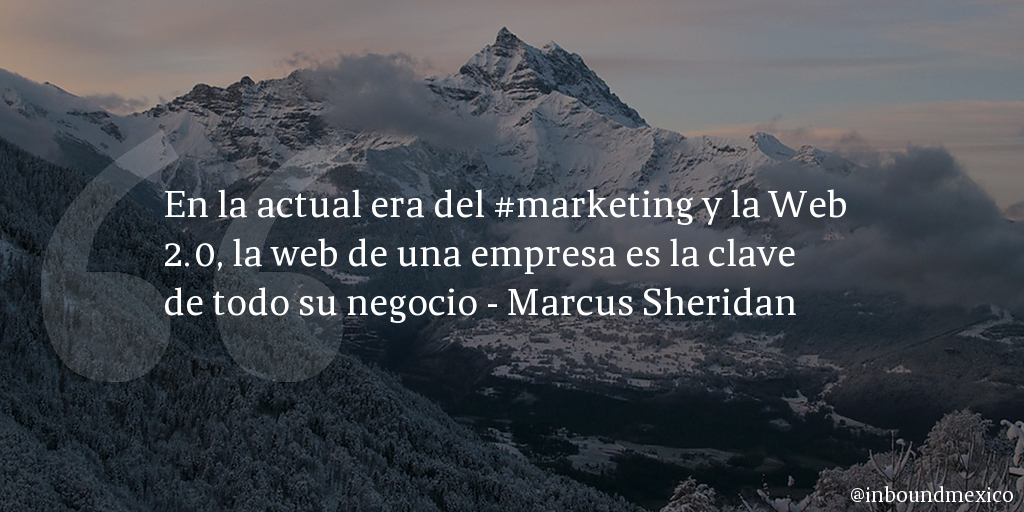 Frase de inbound marketing de Marcus Sheridan