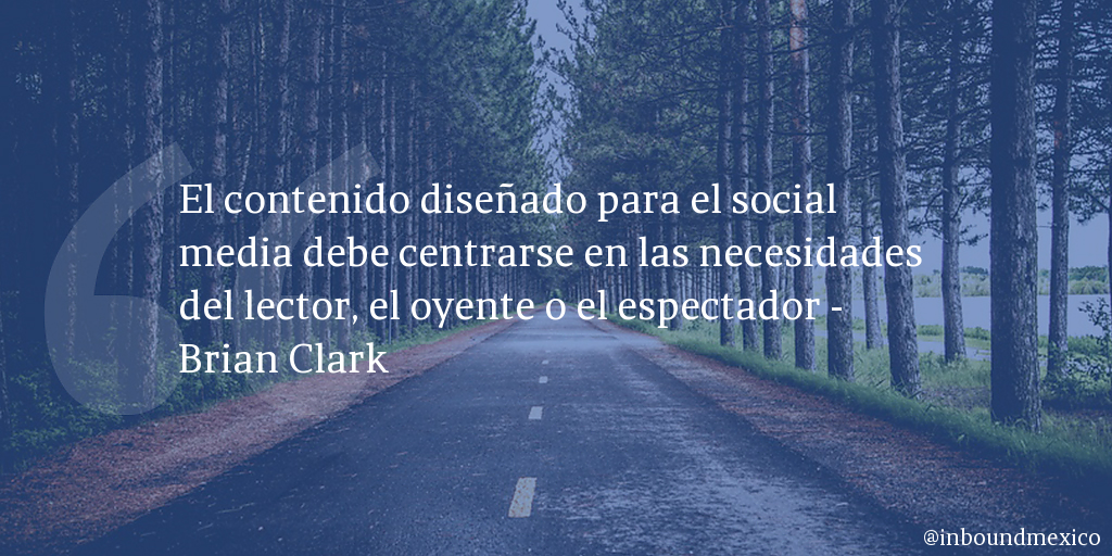 Frase de inbound marketing de Brian Clark
