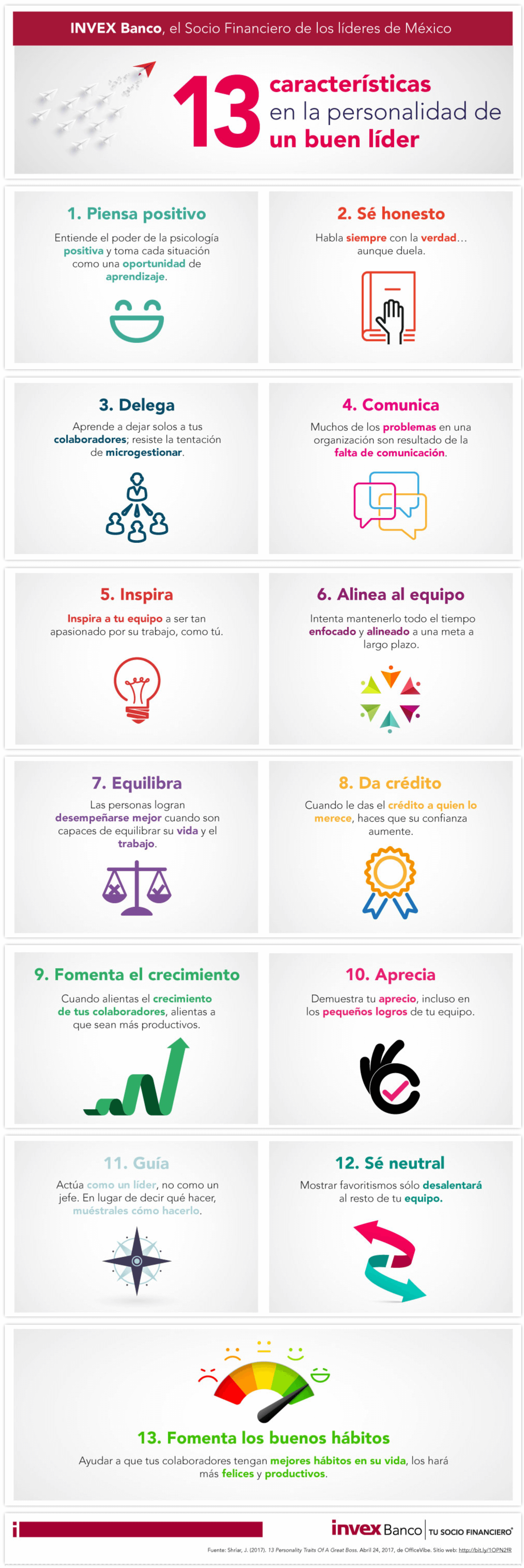 Infografía sobre Liderazgo