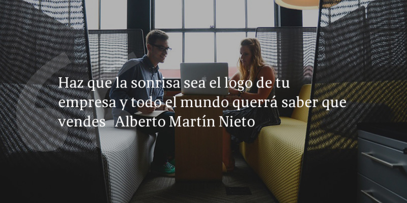Frases de inbound marketing – Alberto Martín Nieto – Haz que la sonrisa sea el logo de tu empresa y todo el mundo querrá saber que vendes