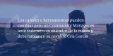 Frases de inbound marketing – Cris García – Los canales o herramientas pueden cambiar pero un Community Manager es ante todo un comunicador de la marca y debe hablar en su nombre
