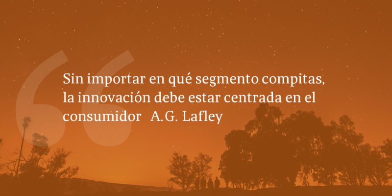Frases de inbound marketing – A.G. Lafley – Sin importar en qué segmento compitas, la innovación debe estar centrada en el consumidor