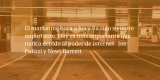 Frases de inbound marketing – Joe Pulizzi y Newt Barrett – El marketing boca a boca ha sido siempre importante. Hoy es más importante que nunca debido al poder de internet