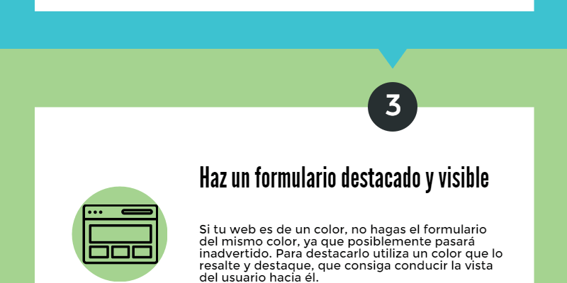 [Infografía] 5 consejos para que tus formularios generen leads