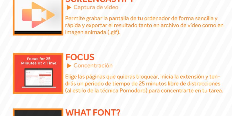 [Infografía] 5 extensiones de Google Chrome para aumentar tu productividad