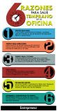 [Infografía] 6 razones para salir pronto de la oficina