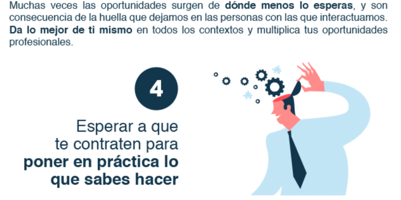 [Infografía] 7 errores que no debes cometer cuándo buscas trabajo