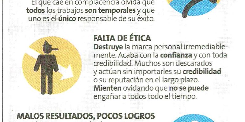 [Infografía] 7 pecados capitales de tu Marca Personal