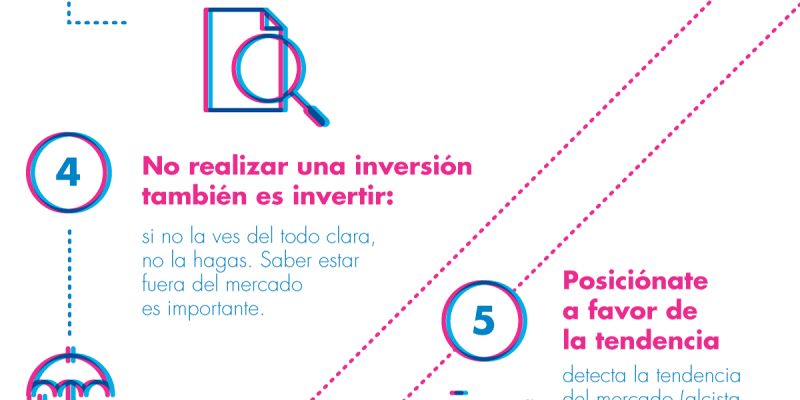 [Infografía] 8 reglas de oro para invertir en Bolsa
