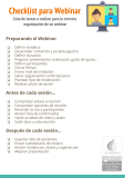 [Infografía] Checklist para Webinar