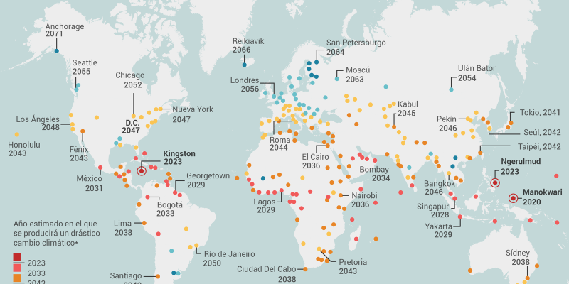 [Infografía] Las primeras ciudades que serán afectadas por el cambio climático son 