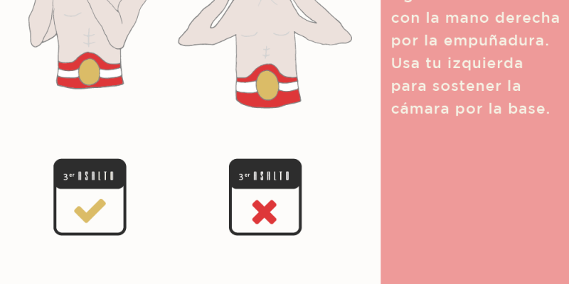 [Infografía] ¿Sabes sujetar una cámara? Saca fotos más nítidas con estos conejos
