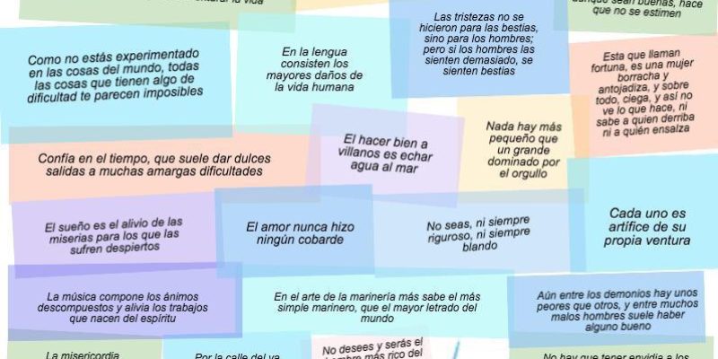 [Infografía] Frases y citas de Don Quijote de la Mancha