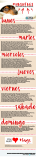 [Infografía] Hashtags para cada día de la semana