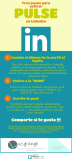 [Infografía] 3 pasos activar Pulse en LinkedIn