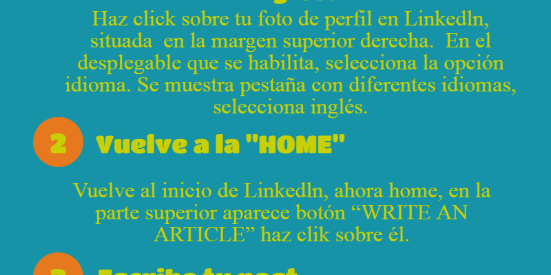 [Infografía] 3 pasos activar Pulse en LinkedIn