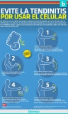 [Infografía] Ejercicios para evitar la tendinitis por el uso del móvil
