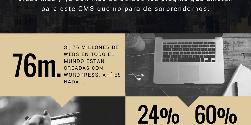 [Infografía] Por qué WordPress es el CMS más usado del Mundo